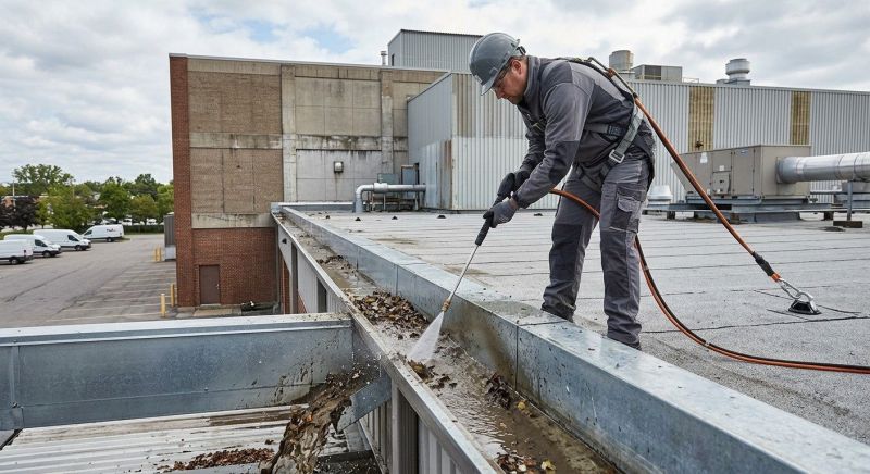 Commercial Gutter Cleaning in Mcdonough, GA